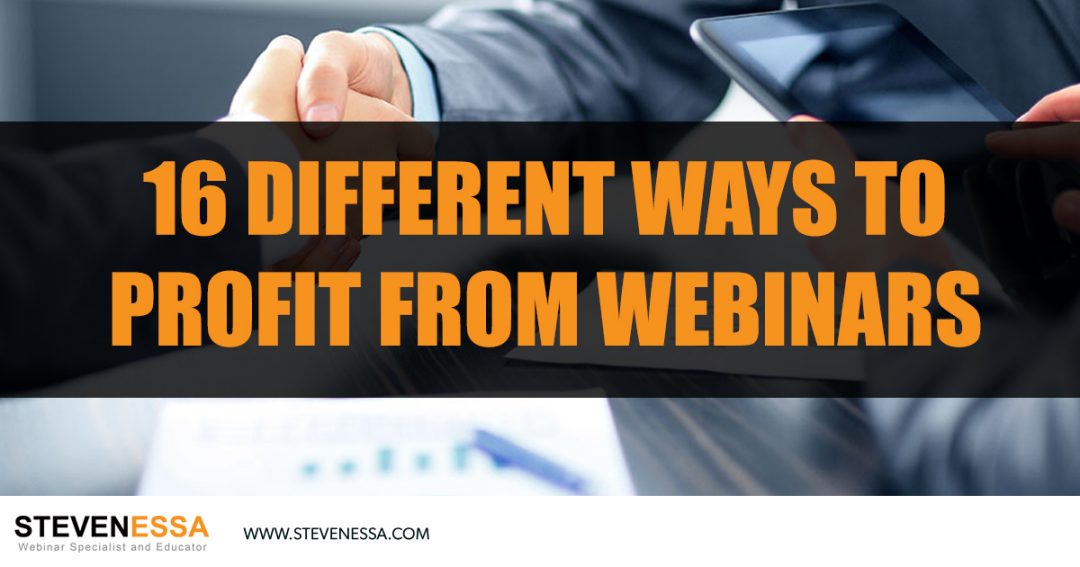 Ways to Profit From Webinars